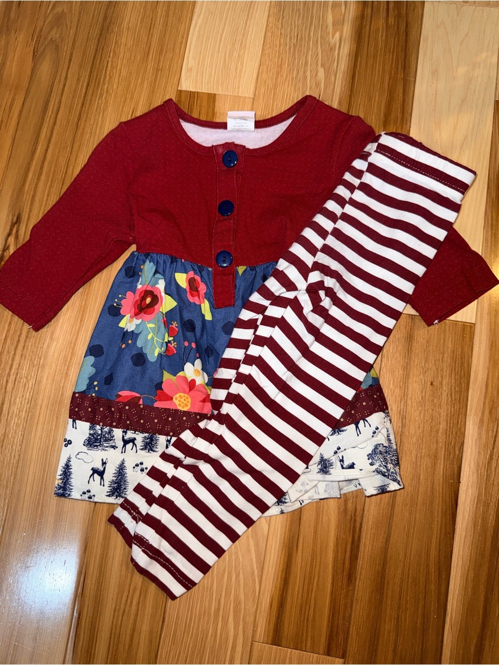 Ricrac & Ruffles outfit size 18 month